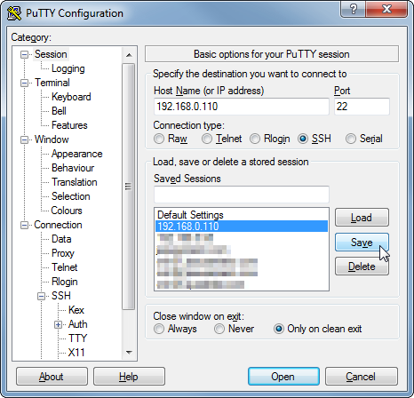 Putty-RSA-login-configuration